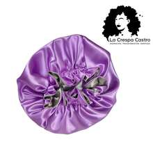 Gorro de satin para dormir - Morado - Ver 1