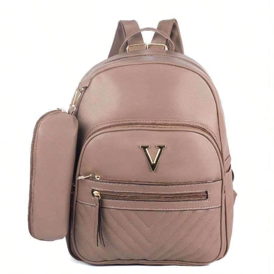 Women Functional Backpacks - 摩卡棕 - 查看 1