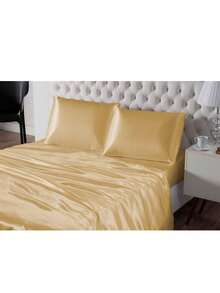 Sheet Sets With Pillowcases - 金色 - 查看 2