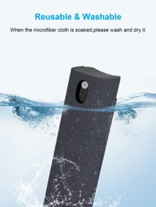 2 Packs Portable LCD Screen Cleaner Kit For Mobile Phone And Tablet, An Artifact For Cleaning Your Screen - Grey - View 3