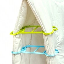 2pcs Bedding Clamp For Drying Quilt, Anti-Wind And Anti-Slip Clothespin - Green - View 1