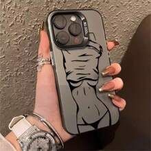 1 Ốp Điện Thoại Chống Trượt Chống Rơi Sáng Tạo Tương Thích Với Samsung/IPhone 7/8/11/12/13/14/15/X/XR/Xs/Plus/Pro/Pro Max/SE2 - bạc[0] - Xem 1