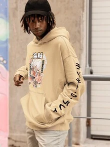 Men Sweatshirts - Màu Khaki - Xem 3