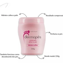 Creme Milagre Dos Pés Hidrata e Afina Dermopés 55g - Abelha Rainha - Rosa Bebê - Visão 2