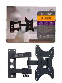 Soporte TV Monitor Pantalla Vesa Articulado 14-42 Pulgadas - Negro - Ver 8