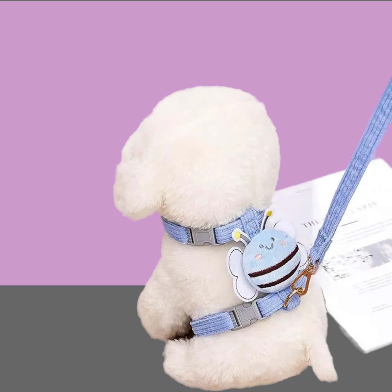 1pc Cute Pet Leash For Cats And Dogs With Harness, Vest Style