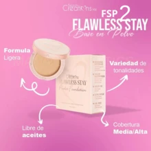 Polvo Compacto Flawless Stay Beauty Creations Original, maquillaje en polvo - FSP 6 - Ver 5