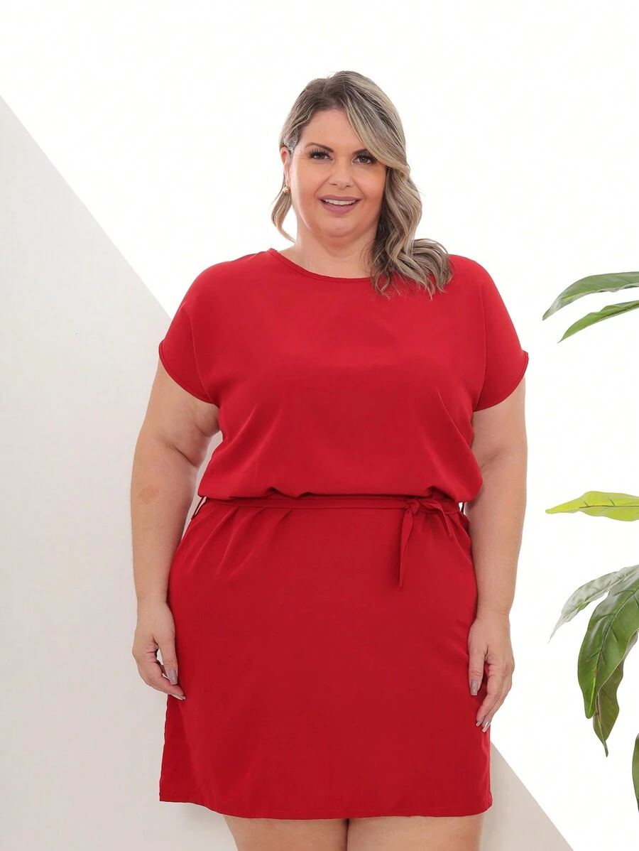 Women Dresses - 紅色 - 查看 1