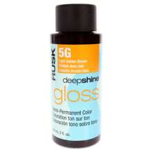 RUSK Deepshine Gloss Demi-Permanent Color - 5G Light Golden Brown By Rusk For Unisex - 2 Oz Hair Color - Brown - View 1