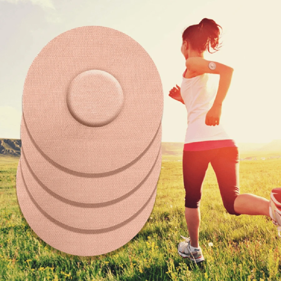 1 Set 10Pcs/20Pcs/30Pcs/40Pcs/50Pcs Freestyle Libre Patches Sports Sensor Stickers Breathable Waterproof Adhesive Patches Overpatch Tape For Climbing Running Sensor Adhesive Patches Sweatproof Fixing Protection Stickers Blood Glucose Meter Fixation, Gym