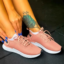 Women Wedge Sneakers - 黑色 - 查看 3