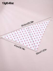 1pc Super Bandana Bib For Small Dogs, Pet Accessory - Multicolor - View 2