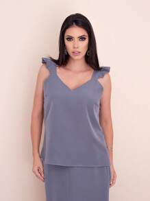 Women Two-Piece Outfits - 深灰色 - 查看 3