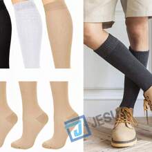 Medias Calcetas Compresión Alivia Varices Y Circulación 6par - Multicolor - Ver 2