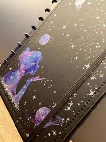 Loren's importados Notebooks - 黑色 - 查看 3