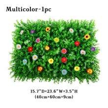 1 Tấm Thảm Treo Tường Hoa Nhân Tạo, Lá Bạch Đàn Nhân Tạo 16 "* 24" Hoa Lụa Tấm Thảm Treo Tường Gỗ Hoàng Dương Trang Trí Chống Tia UV Cho Sân Vườn, Nhà Hàng Rào Văn Phòng Sân Sau Sân Sau Đám Cưới Phông Nền Trang Trí Tường Trang Trí Ngoài Trời Trong Nhà (Nhiều Màu) - Nhiều màu - Xem 1