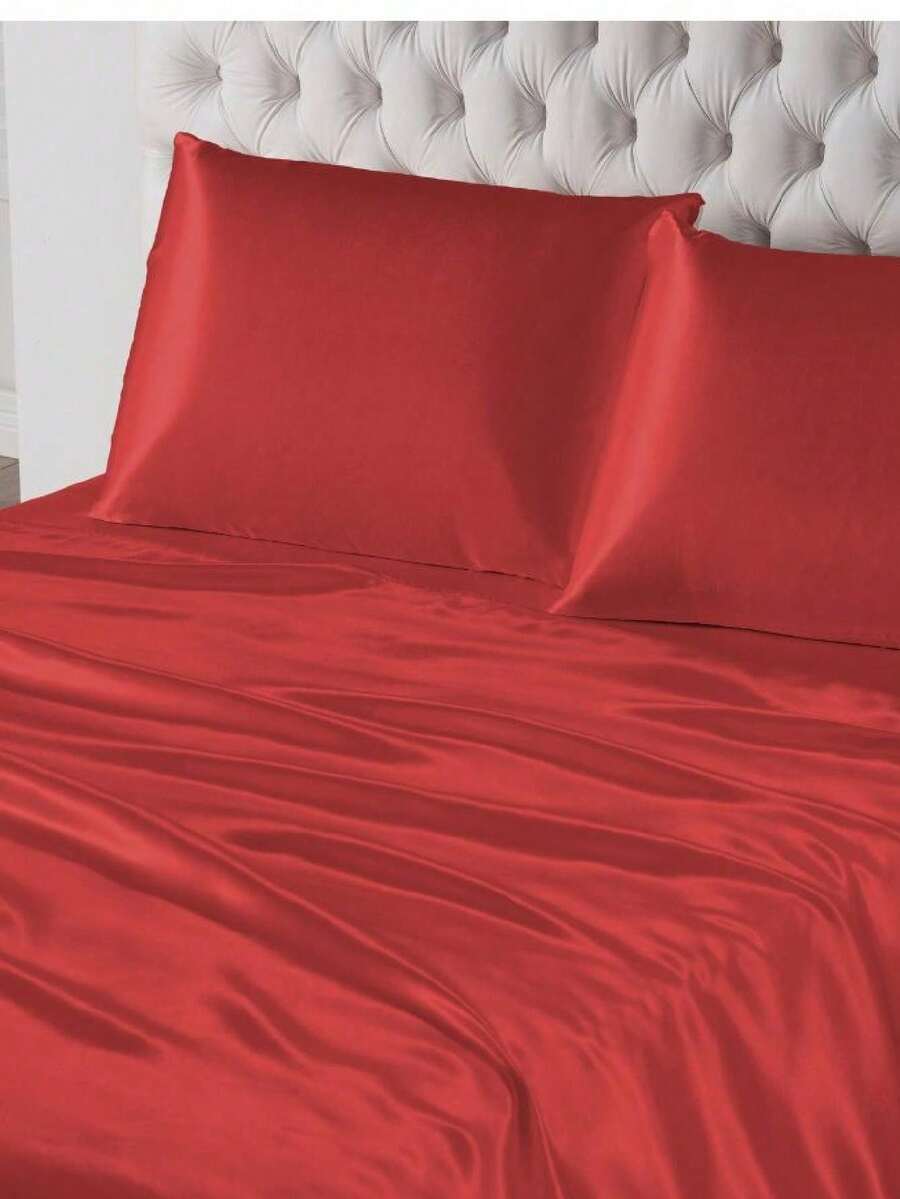 Sheet Sets With Pillowcases - Đỏ - Xem 1