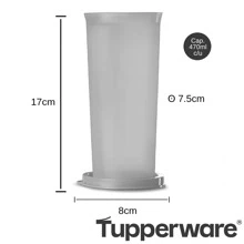 Set 4 Vasos Maravilla Reutilizables de 470ml c/u Tupperware - Naranja - Ver 7