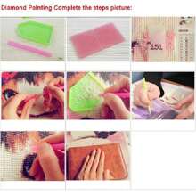 1 件 30x40cm/11.8x15.7 英寸无框 DIY 5D 钻石画城市风景，全方钻钻石刺绣艺术套件，手工制作家居办公室装饰 - 彩色 - 查看 6