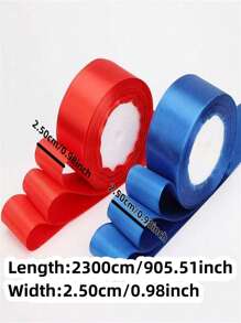 25 Yards/Cuộn Ruy băng Satin Polyester màu vàng gừng, lý tưởng để làm nơ và trang trí cho các lễ hội như đám cưới, - nghệ - Xem 3