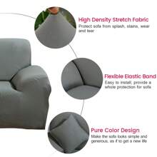 Sofa Covers - Dark Grey - View 6