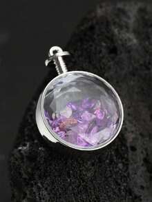 1 Miếng Nhiều màu Đá tự nhiên Ly Cắt Bề mặt Chai nước hoa Vật rủ xuống , Thích hợp Để làm đồ trang sức DIY ( Dây chuyền , Móc chìa khóa , ) - Nhiều màu - Xem 6