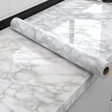 100cmMarble Self Adhesive Wall Stickers Kitchen Worktop Cupboard Cover Oil-Proof - Dali-02 - View 1