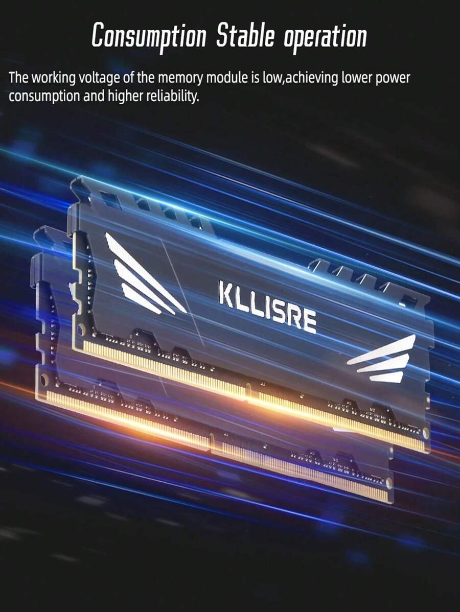 Kllisre RAM DDR4 8GB 16GB Memory 2666MHz/3200MHz 1.2V CL19/CL22 Desktop ...