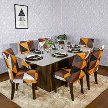 Charm Of Detail Chair Covers - Retro Geo - View 1