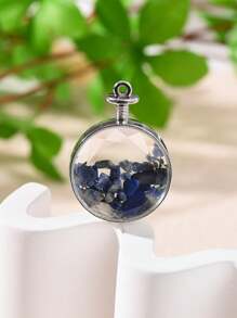 1 Miếng Nhiều màu Đá tự nhiên Ly Cắt Bề mặt Chai nước hoa Vật rủ xuống , Thích hợp Để làm đồ trang sức DIY ( Dây chuyền , Móc chìa khóa , ) - Nhiều màu - Xem 5