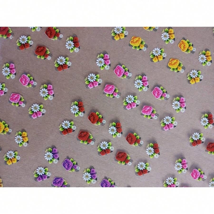 480 Adesivos de unha 3d revenda - Entrega Imediata Festa Junina - Multicolorido - Visão 1