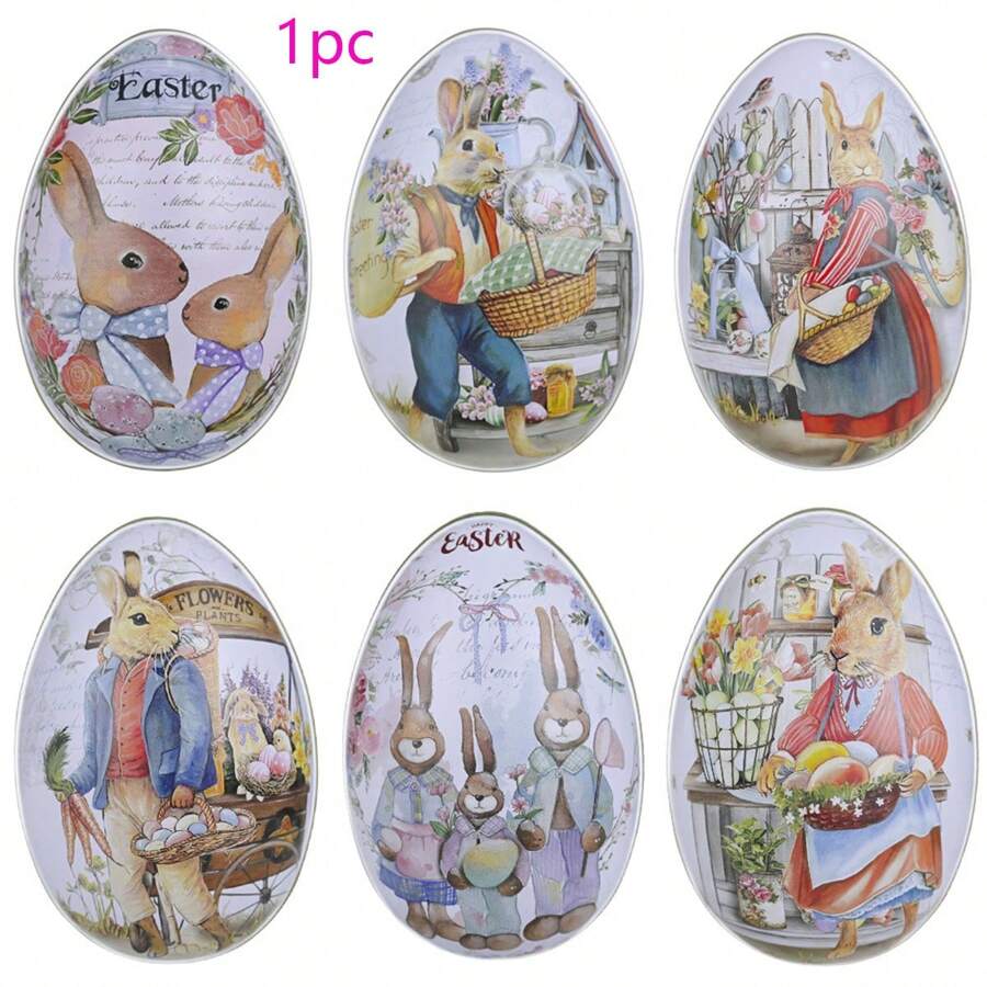 Easter Eggs, Easter Bunny Eggs, Candy Eggshells, Easter Decorations - Multicolor - View 1