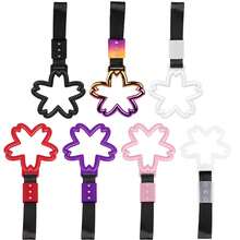 1pc JDM Racing Car Tsurikawa Subway Train Handle Ring Warning Hanging Ring Tow Hook - Red-black Belt - View 4