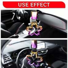 1pc JDM Racing Car Tsurikawa Subway Train Handle Ring Warning Hanging Ring Tow Hook - Red-black Belt - View 2