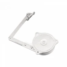 Pack Of 2 70N-120N Soft Close Lid Support Hinge, Automatic Slow Lowering Toy Box Damper Buffer - Silver - View 4