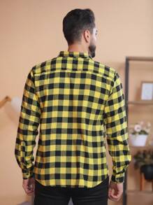 Men Shirts - Jaune citron - Voir 5