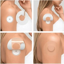 1 Set 10Pcs/20Pcs/30Pcs/40Pcs/50Pcs Freestyle Libre Patches Sports Sensor Stickers Breathable Waterproof Adhesive Patches Overpatch Tape For Climbing Running Sensor Adhesive Patches Sweatproof Fixing Protection Stickers Blood Glucose Meter Fixation, Gym