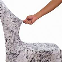 Charm Of Detail Chair Covers - Flor Branca - View 4