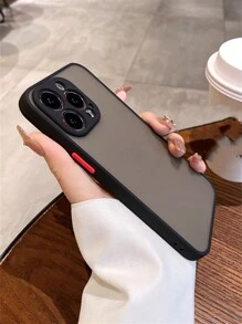 1PC schokbestendige pantser matte telefoonhoes compatibel met iPhone 16 15 14 13 12 11 Pro Max XR XS X 7 8 Plus luxe siliconen bumper doorzichtige harde hoes