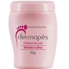 Creme Milagre Dos Pés Hidrata e Afina Dermopés 55g - Abelha Rainha - Rosa Bebê - Visão 1
