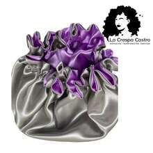 Gorro de satin para dormir - Morado - Ver 2