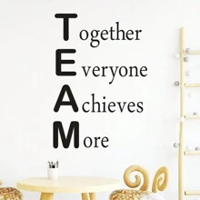BRUP Inspirational Quotes "Together Everyone Achieves More"Wall Stickers Add The Power Of Unity For Office Decoration Wall - Multicolor - View 4