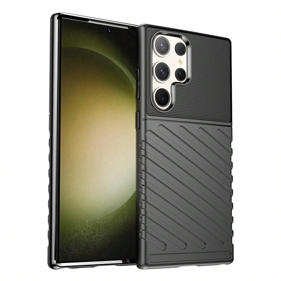 Heavy-Duty Protective Phone Case Compatible With Samsung Galaxy S24 Ultra/Galaxy S24+/Galaxy S24 Case - Black - View 1