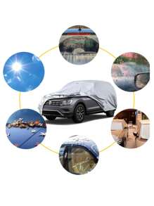 Car Sunshade - Grey - View 2