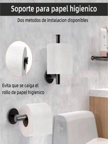 Bathroom Shelves Bathroom Storage - Black - View 8