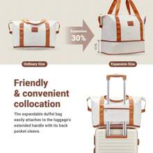 Joyway Carry On Luggage 20 Inch Suitcases With Spinner Wheels, Hard Shell Luggage Sets 3 Piece Travel Suitcase Set With Combination Lock - Beige - View 4