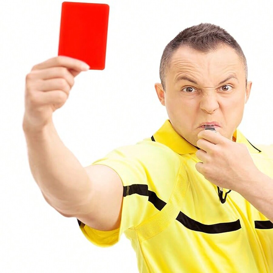 1 Pack Referee Cards Set,Referee Penalty Cards With Card Holder Soccer