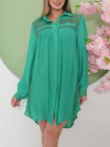 Women Cover Ups - màu xanh lá - Xem 2