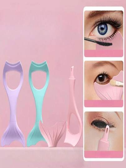 Protetor De Silicone Para Aplicação de Mascara de Cílios Delineador e Sombra nos Cílios FJ304