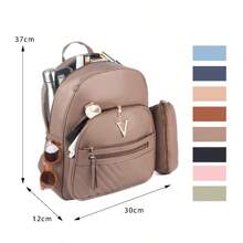 Women Functional Backpacks - 摩卡棕 - 查看 4